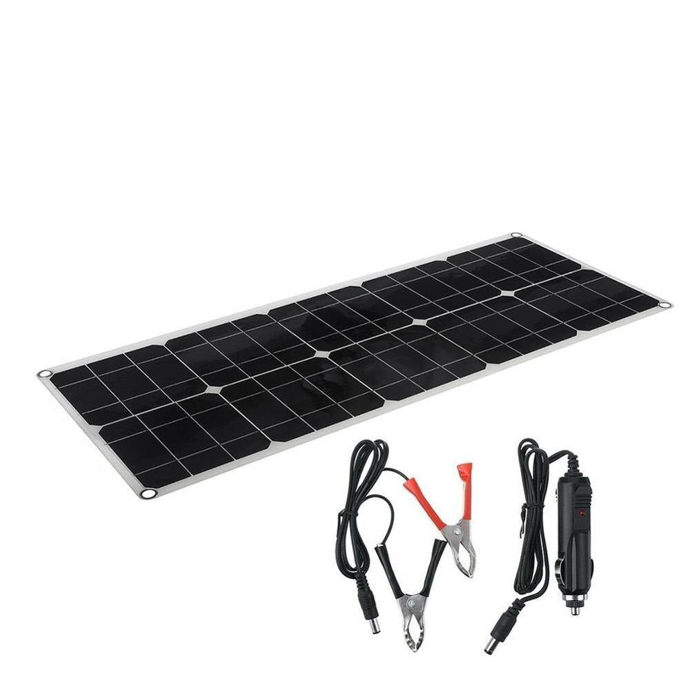 100W Solar Panel with Dual USB