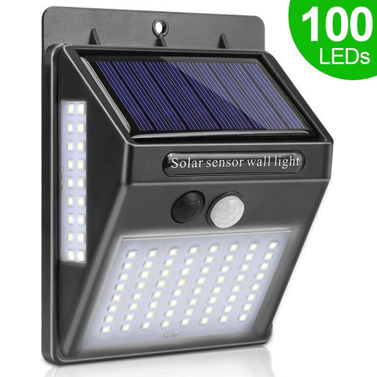 Lámpara solar LED de pared para jardín